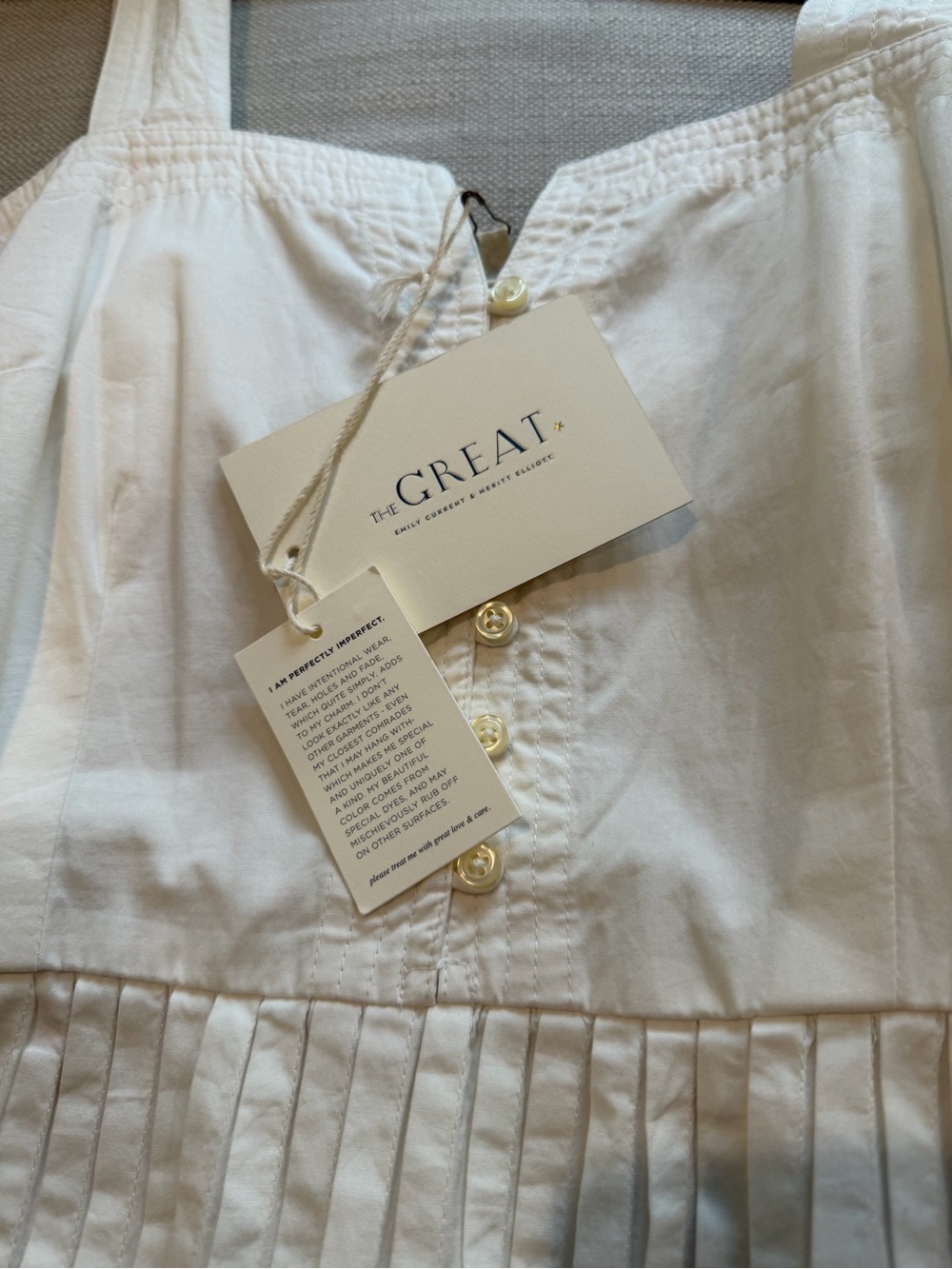 THE GREAT. White Day Break Dress - Picture 6 of 8